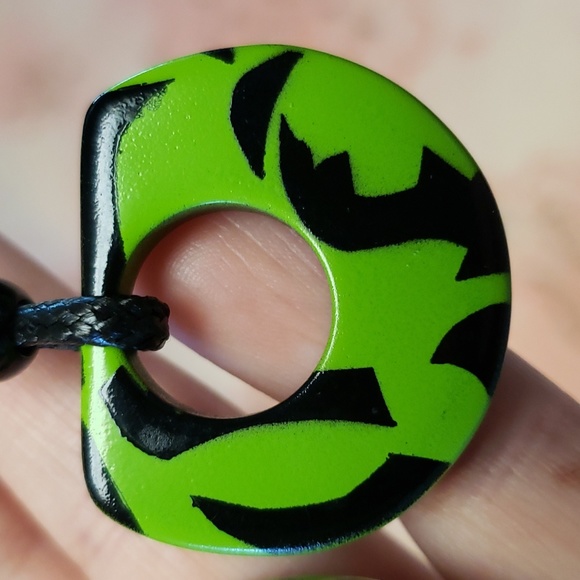 Vintage Earrings Wood Earrings Rope Earrings Beaded Earrings Dangle Earrings - Picture 5 of 10